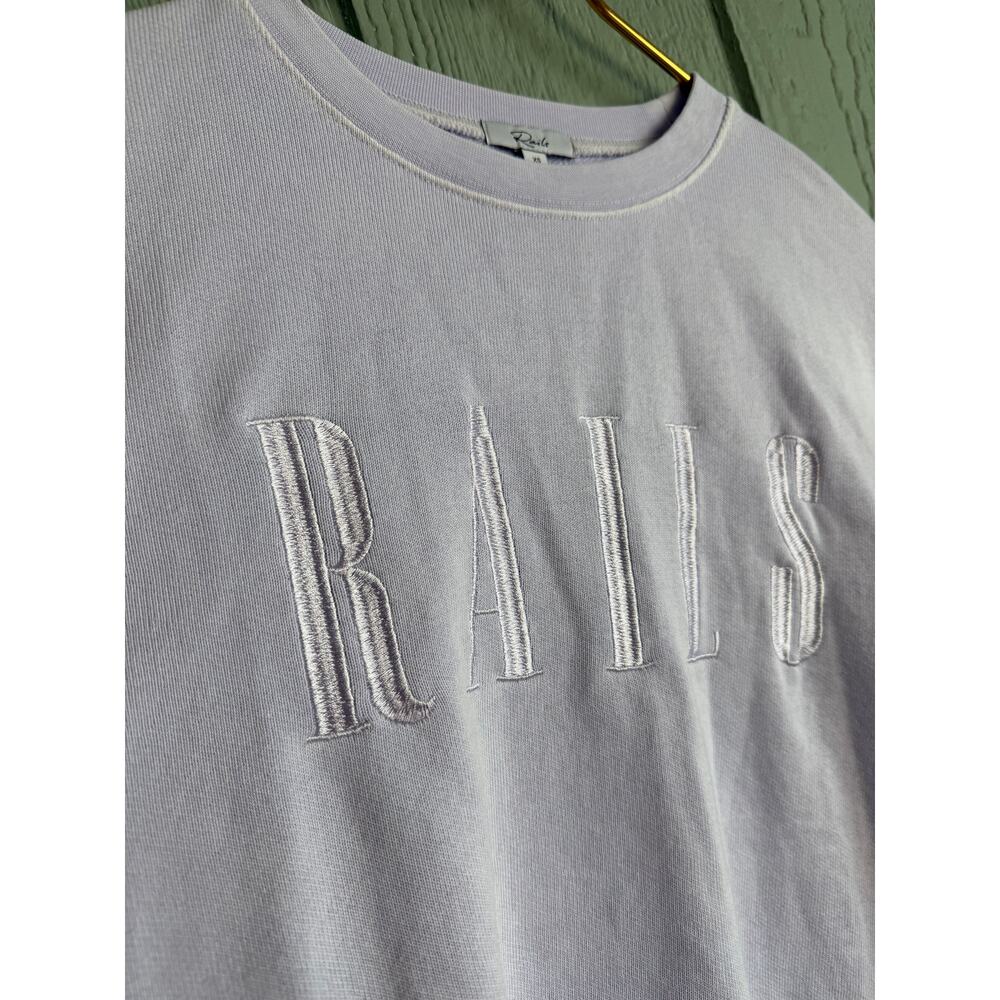 NWT Rails Signature Sweatshirt in Lavender Logo, … - image 4